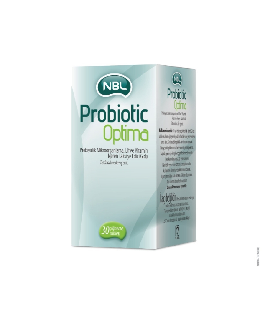 NBL Probiotic Optima 30 Tablet | Sindirim Sistemi ve Bağışıklık Sistemi ...